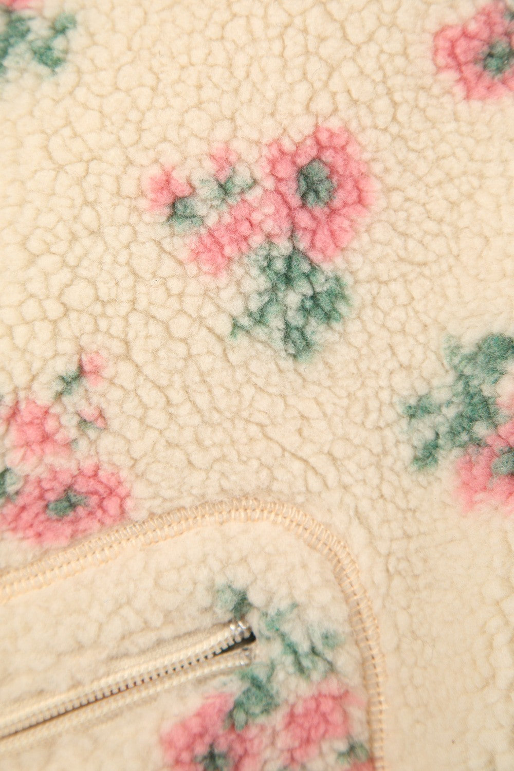 Floral Fleece & Corduroy Jacket