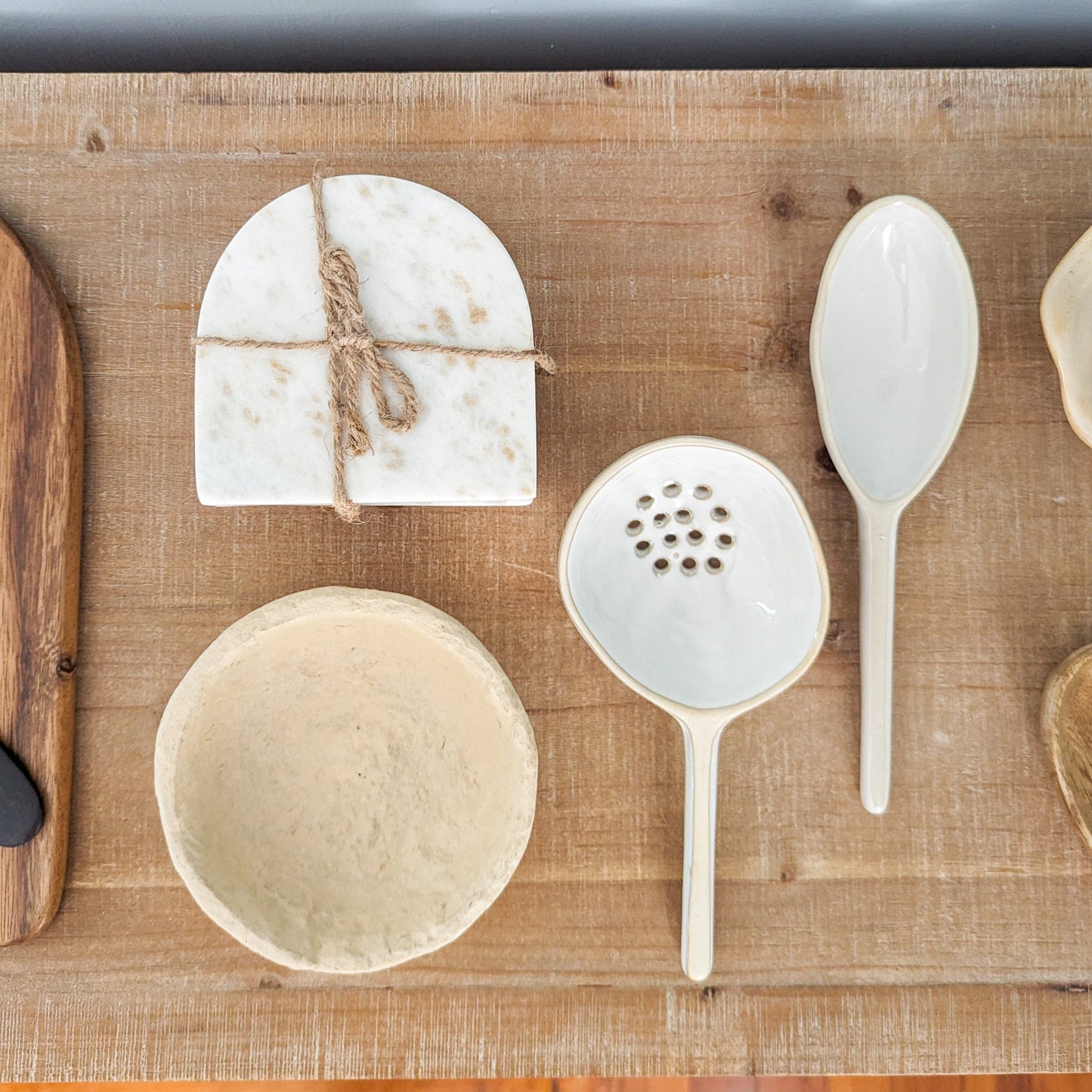 Glazed Strainer Spoon