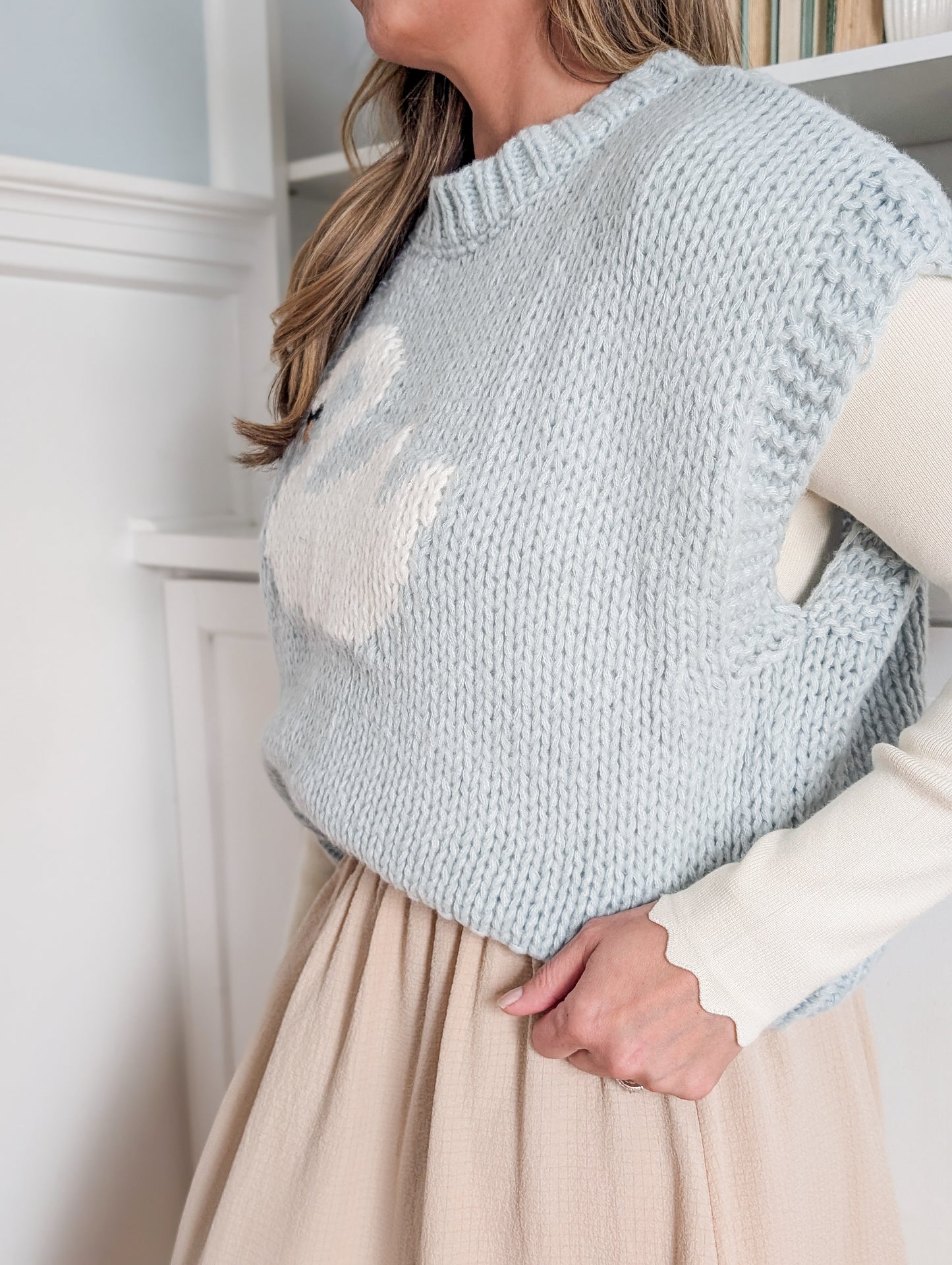Swan Sweater Vest