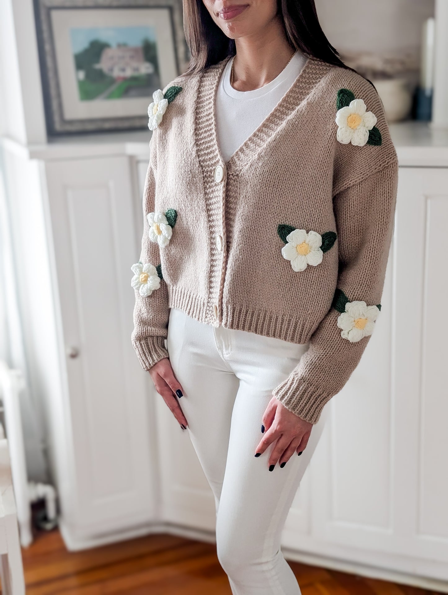 3D Flower Cardigan