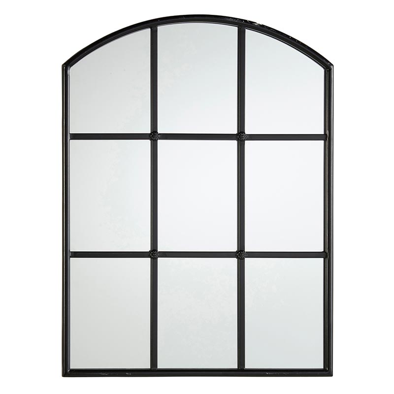 Black Panel Mirror