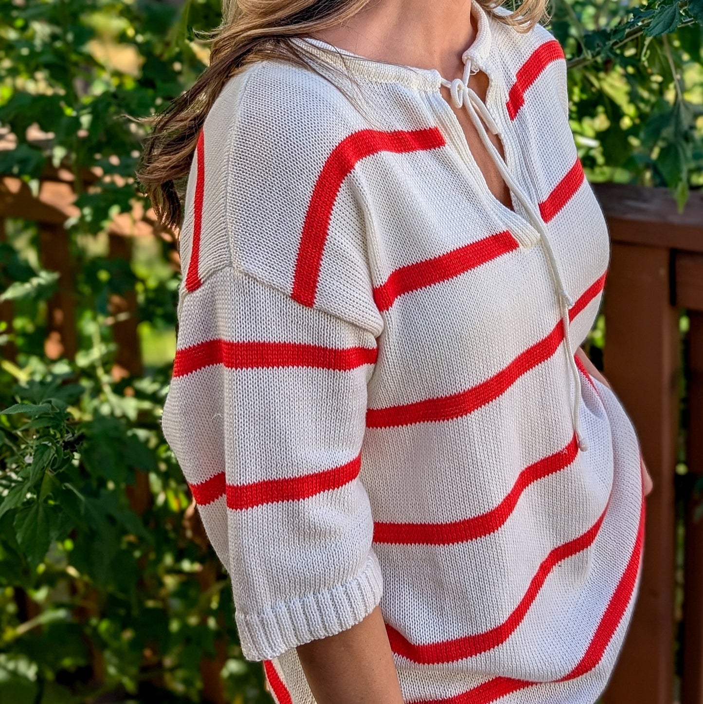 Striped Knit Top
