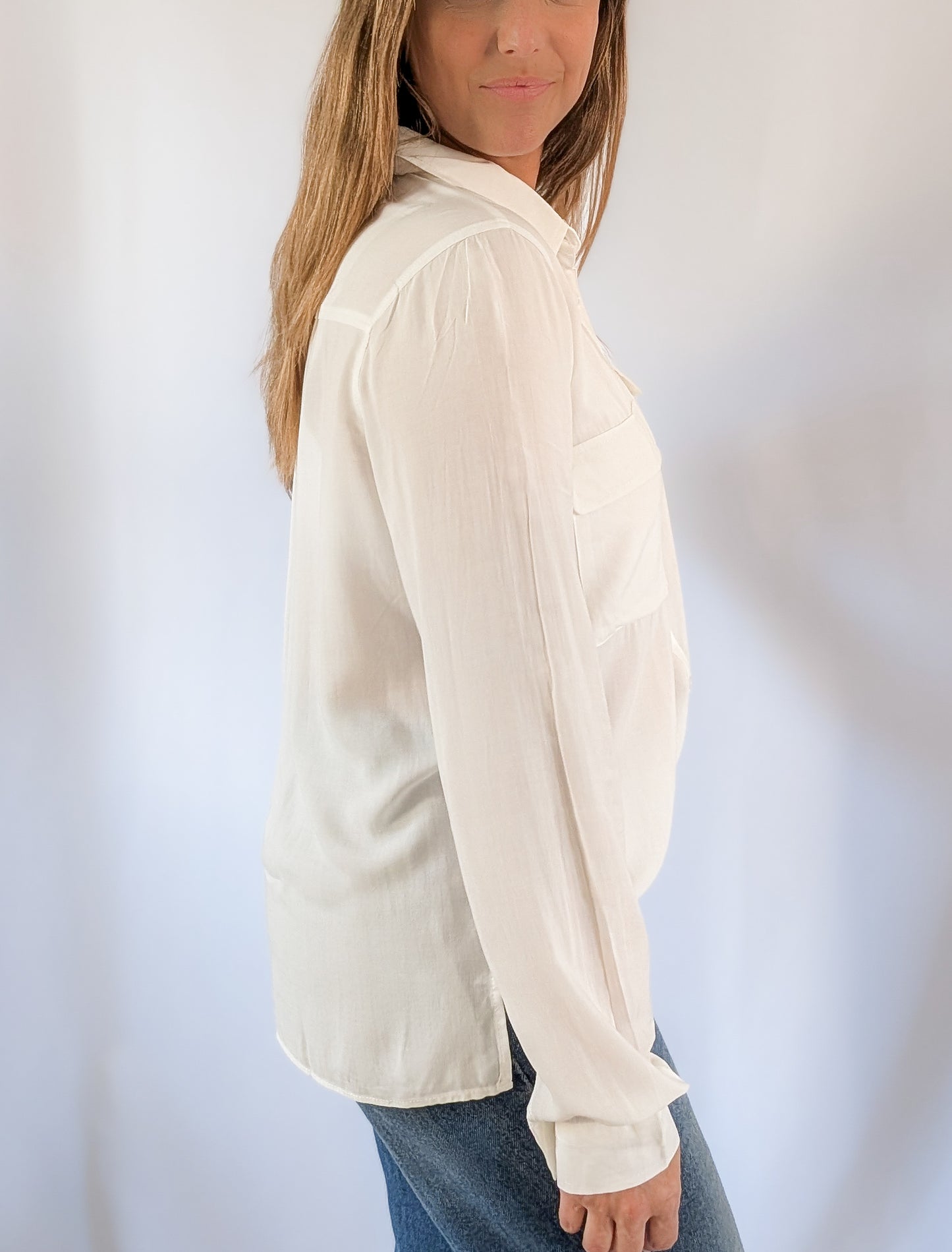 Classic White Button Down