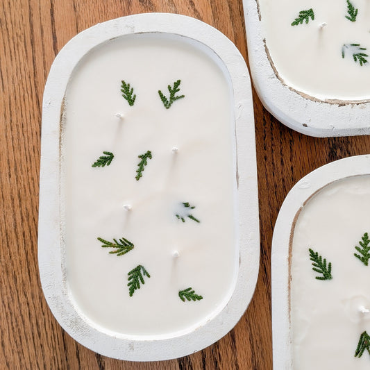 Fraser Fir Soy Candle & Dough Bowl