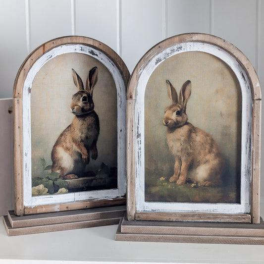 Arch Canvas Rabbit Sitters