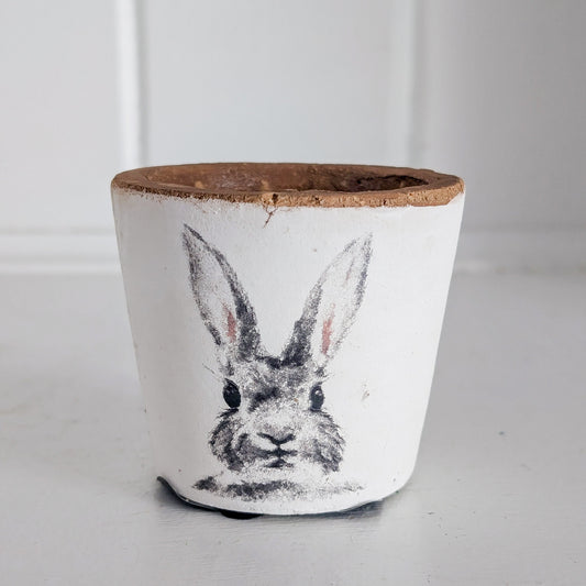 Mini Terracotta Rabbit Pot