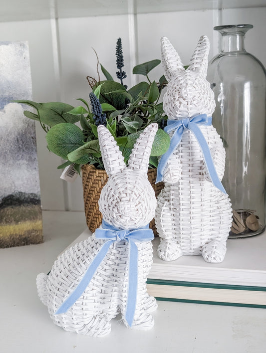 White Basket Weave Rabbit