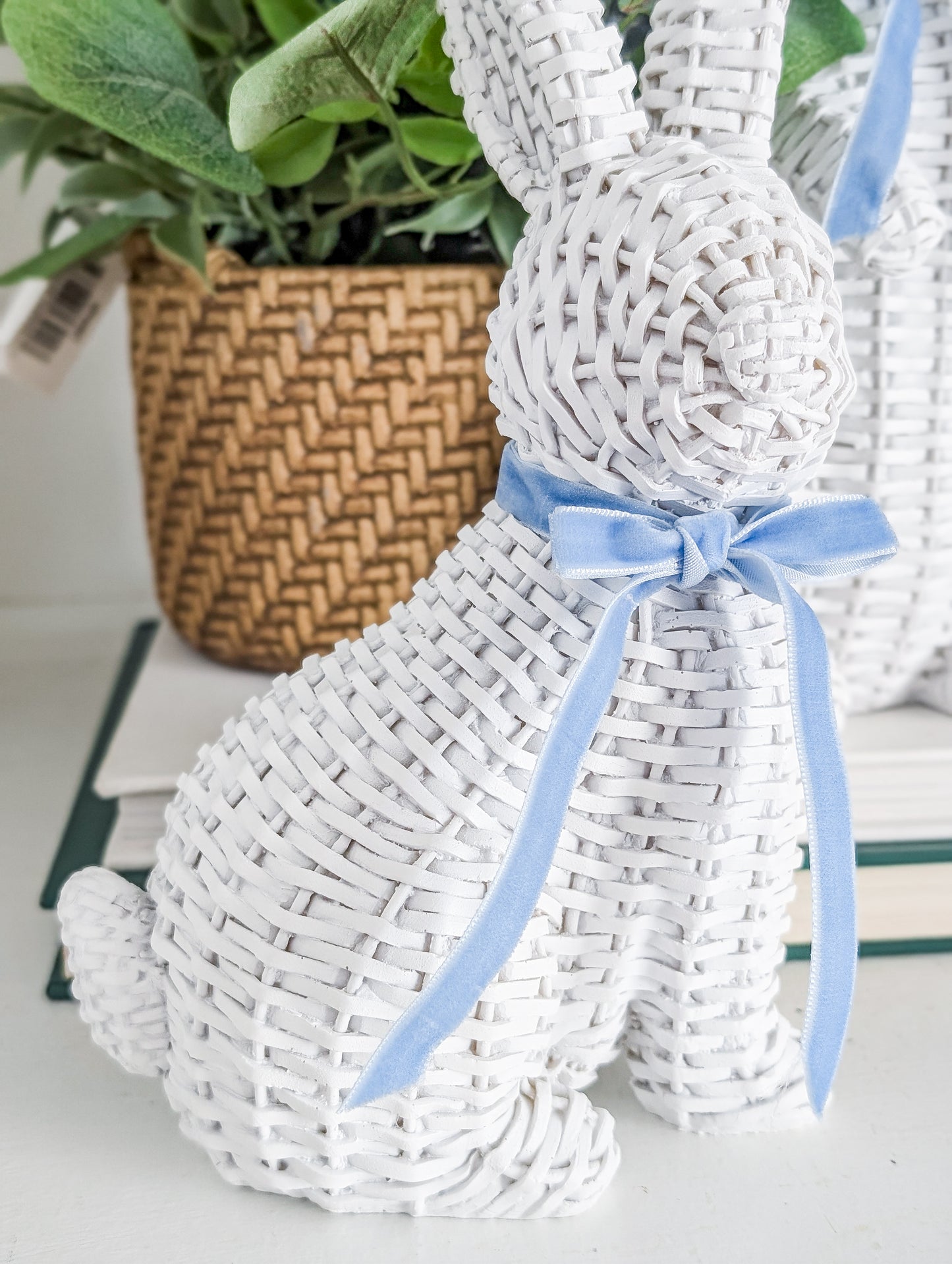 White Basket Weave Rabbit