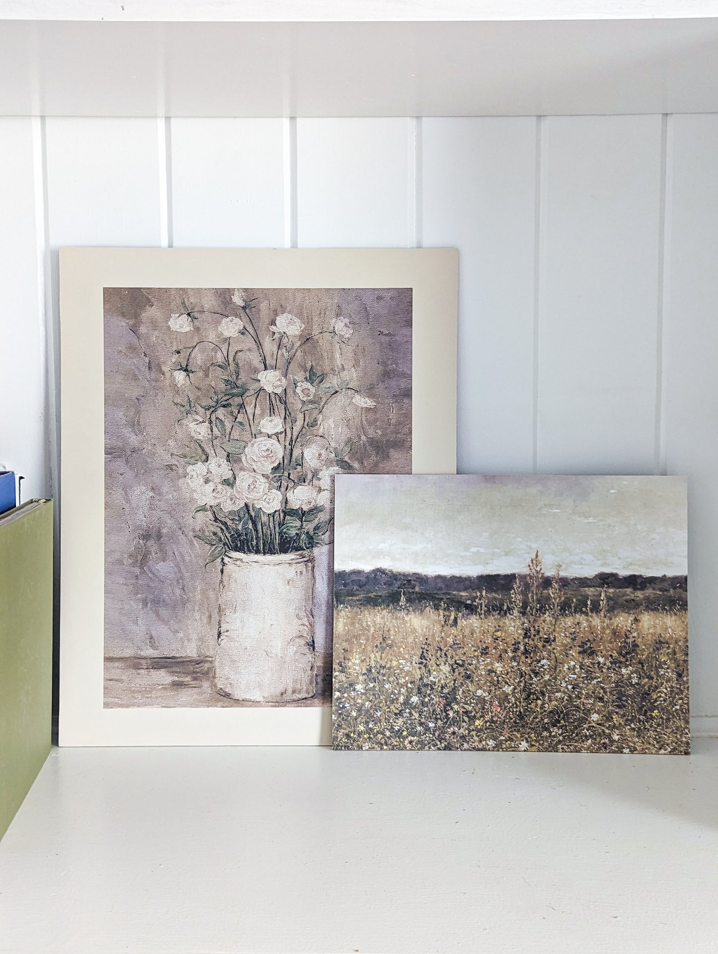 White Roses Still Life Artisan Board