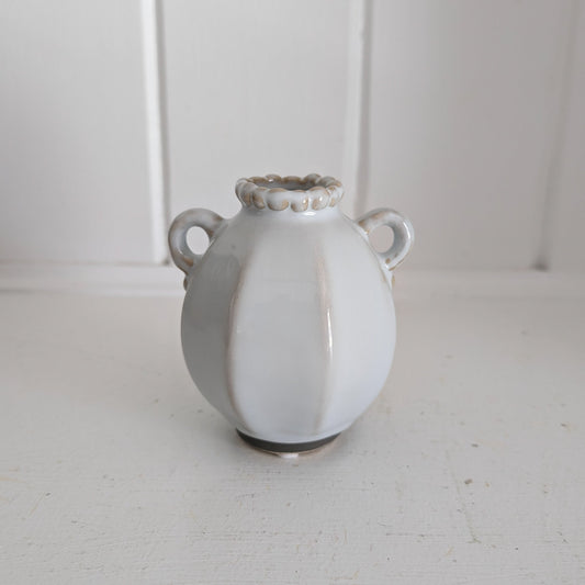 Petite Blue Gray Bud Vase