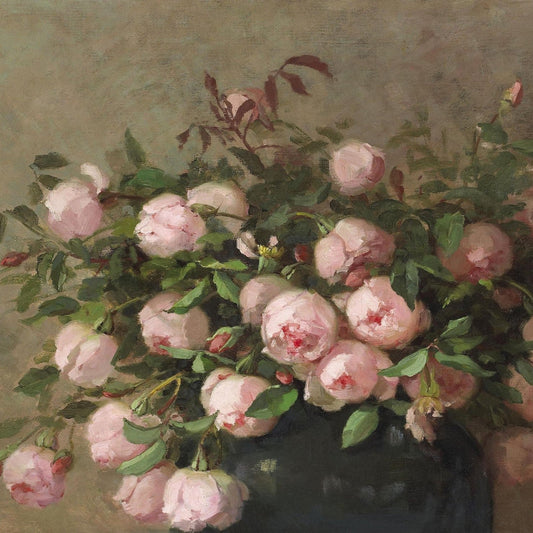 Remastered Pink Peonies in Vase