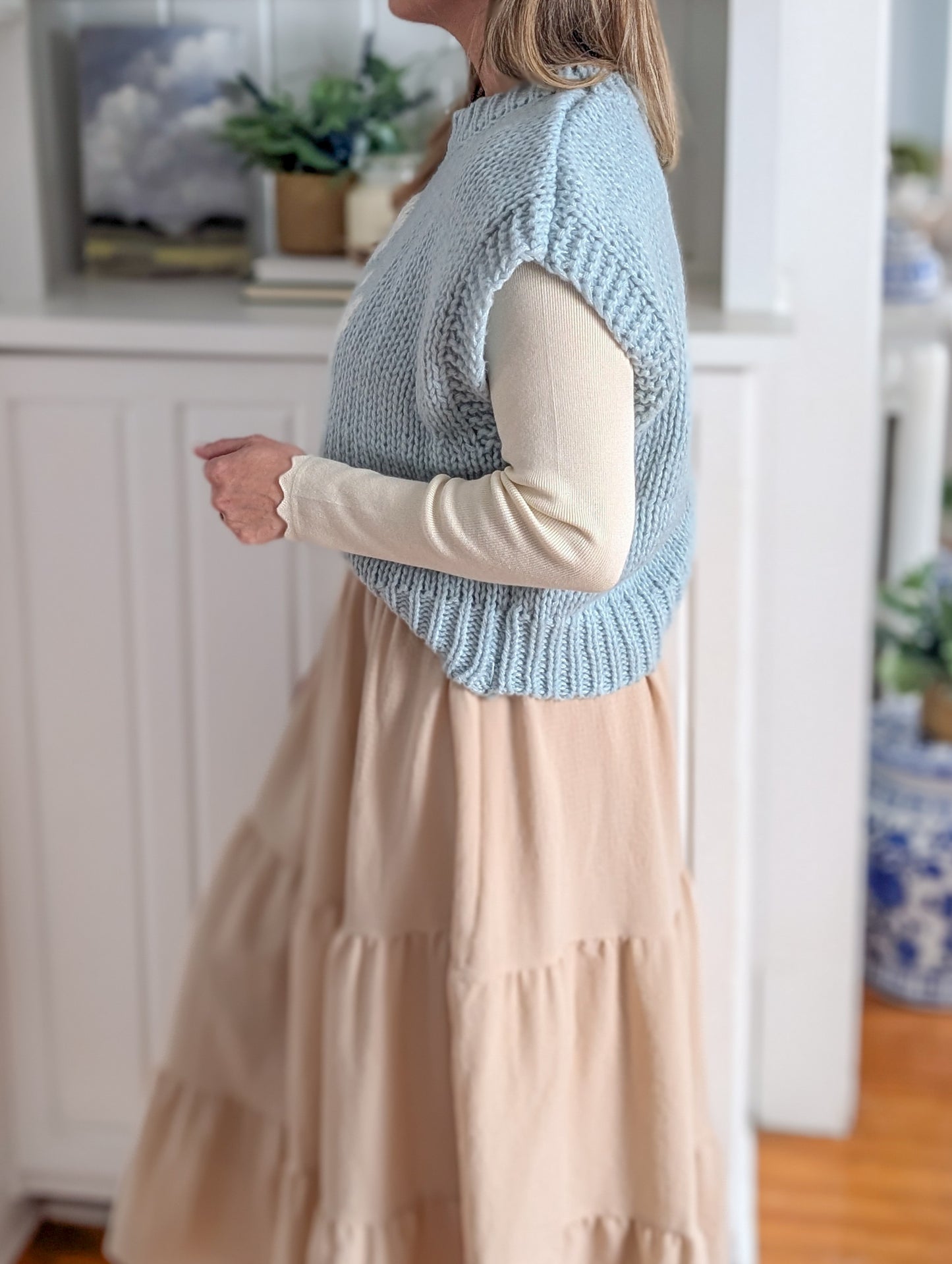 Swan Sweater Vest