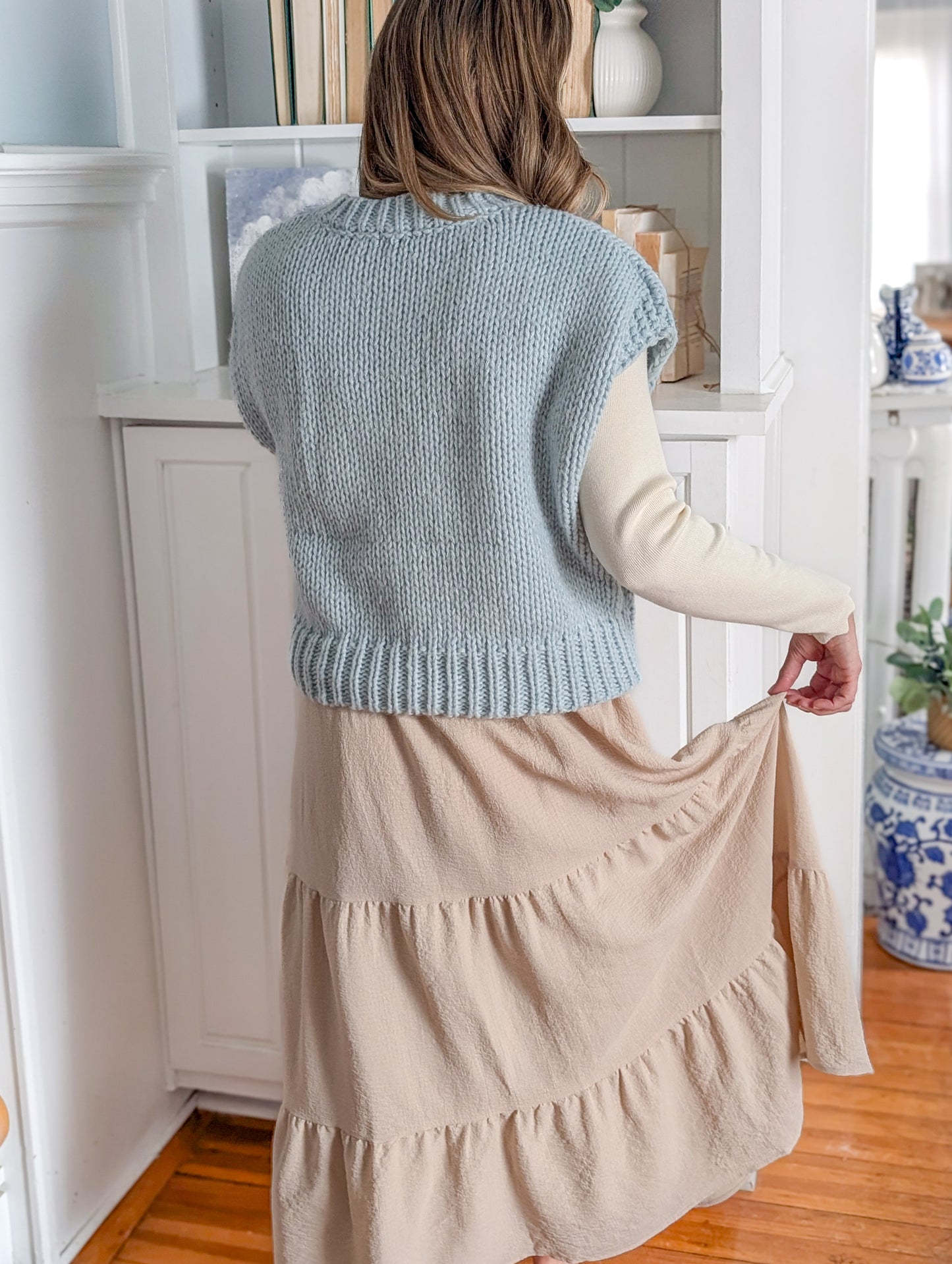Tiered Flowy Maxi Skirt
