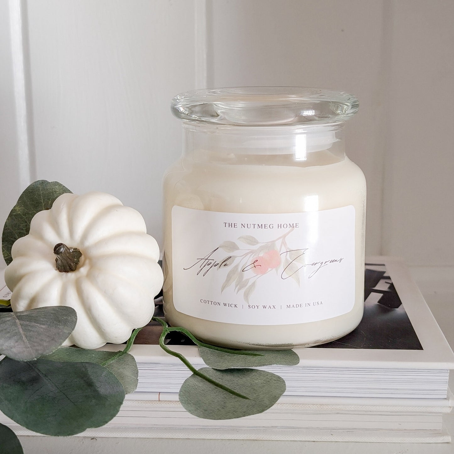 Apple & Evergreens Soy Candle