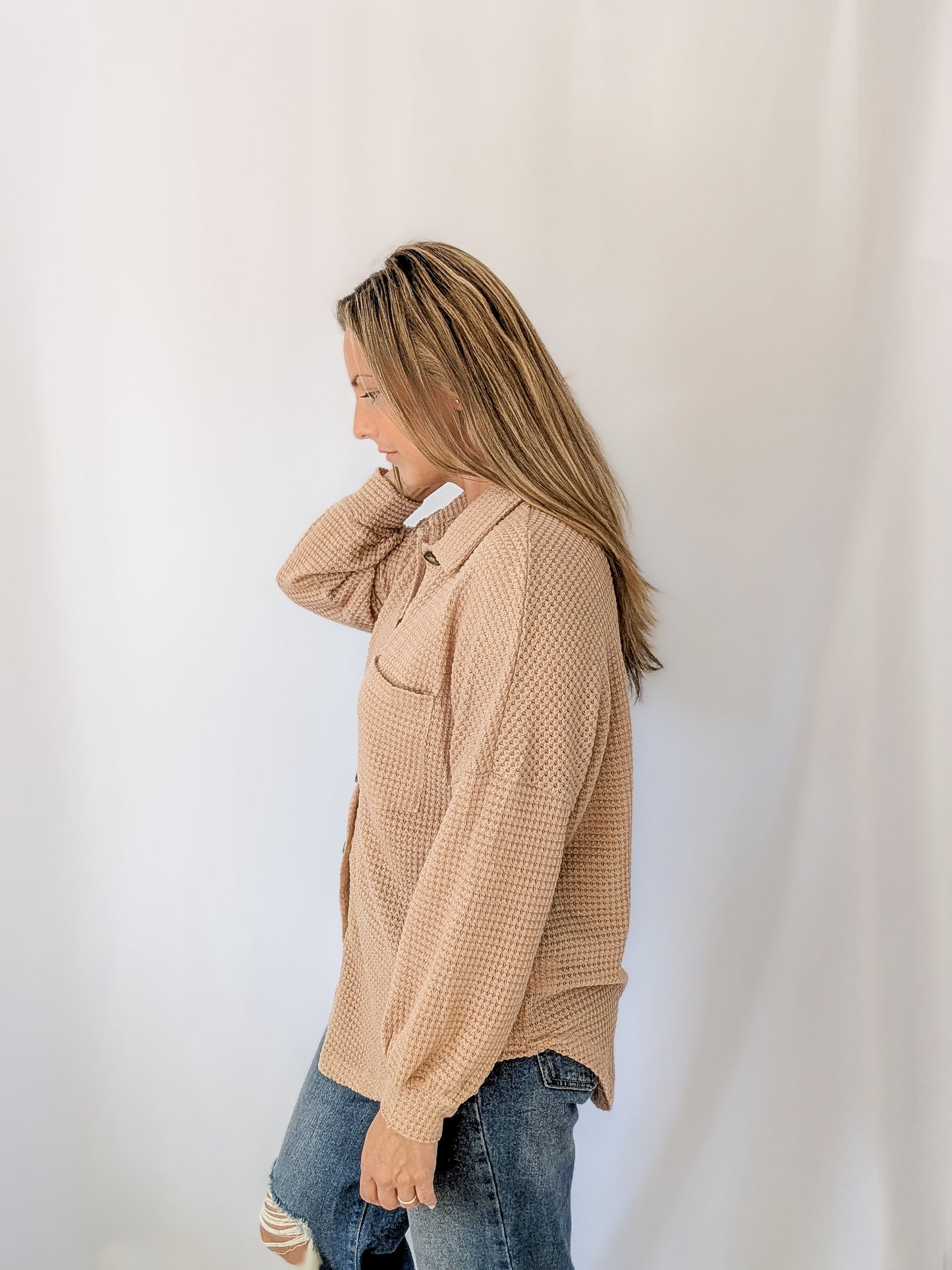 Everyday Waffle Button Down